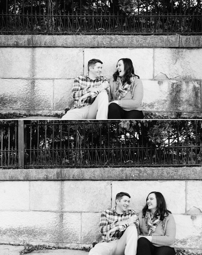 Downtown Milwaukee engagement session