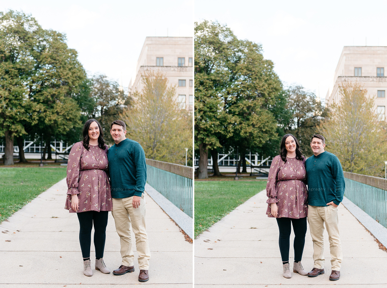 Downtown Milwaukee engagement session